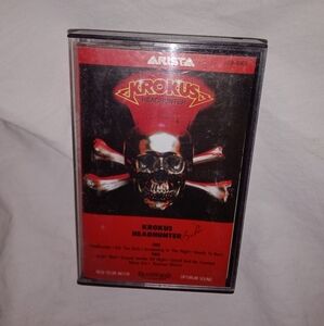 Vintage Krokus Headhunter Music Cassette Tape 1983 Arista Records